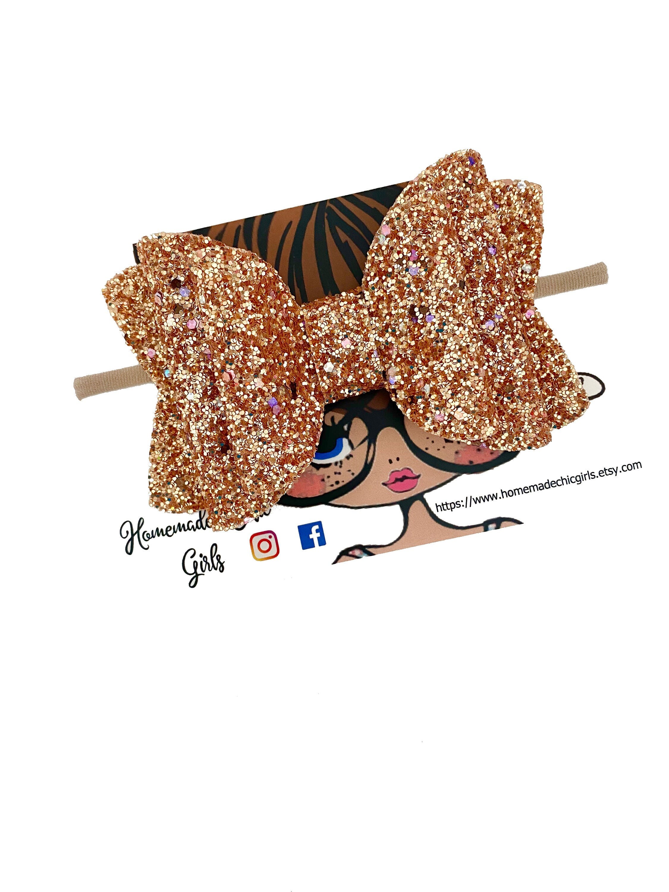 gold glitter headband baby