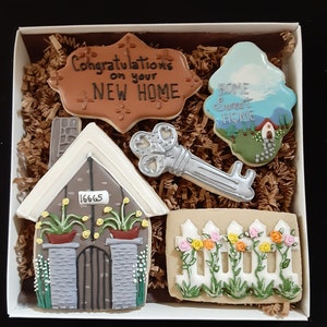 New Home Congratulation Cookie Gift