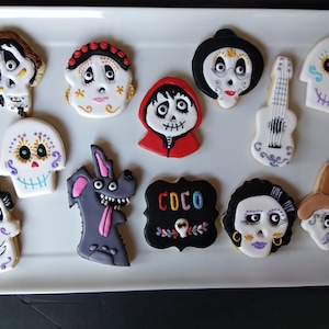 Galletas Coco Halloween y Día de los Muertos
