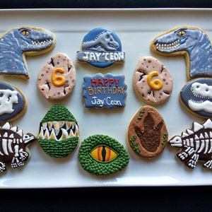 Jurassic Dinosaurier Themed Cookie Geschenk / Gefälligkeiten