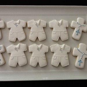 Baby Boy Baptism/ Christening Cookie Gift/Favors