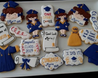 Meisjes/jongens Afstuderen Themakoekjes/Feest/gunsten/cadeau