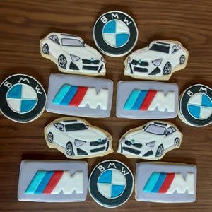 My Husband Muscle Car Themed Vanilla Cookies