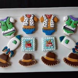 Woody and Buzz Themed Baby First Birthday/Baby Shower/Cookie Gift/Party Favors