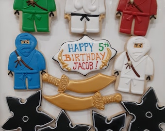 Ninja Themed Cookie Gift/Favors