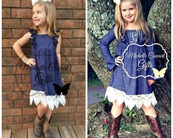 jean dresses for toddlers