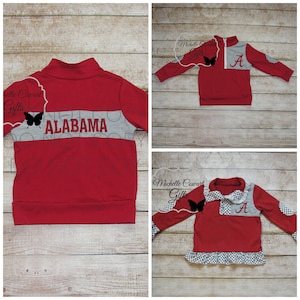 Alabama Pullover, Boys Alabama Pullover, Girls Alabama Shirt, Boys Alabama Shirt, 12M, 18M, 2T, 3T, 4T, 5/6, 6/7, 7/8, RTS, Alabama