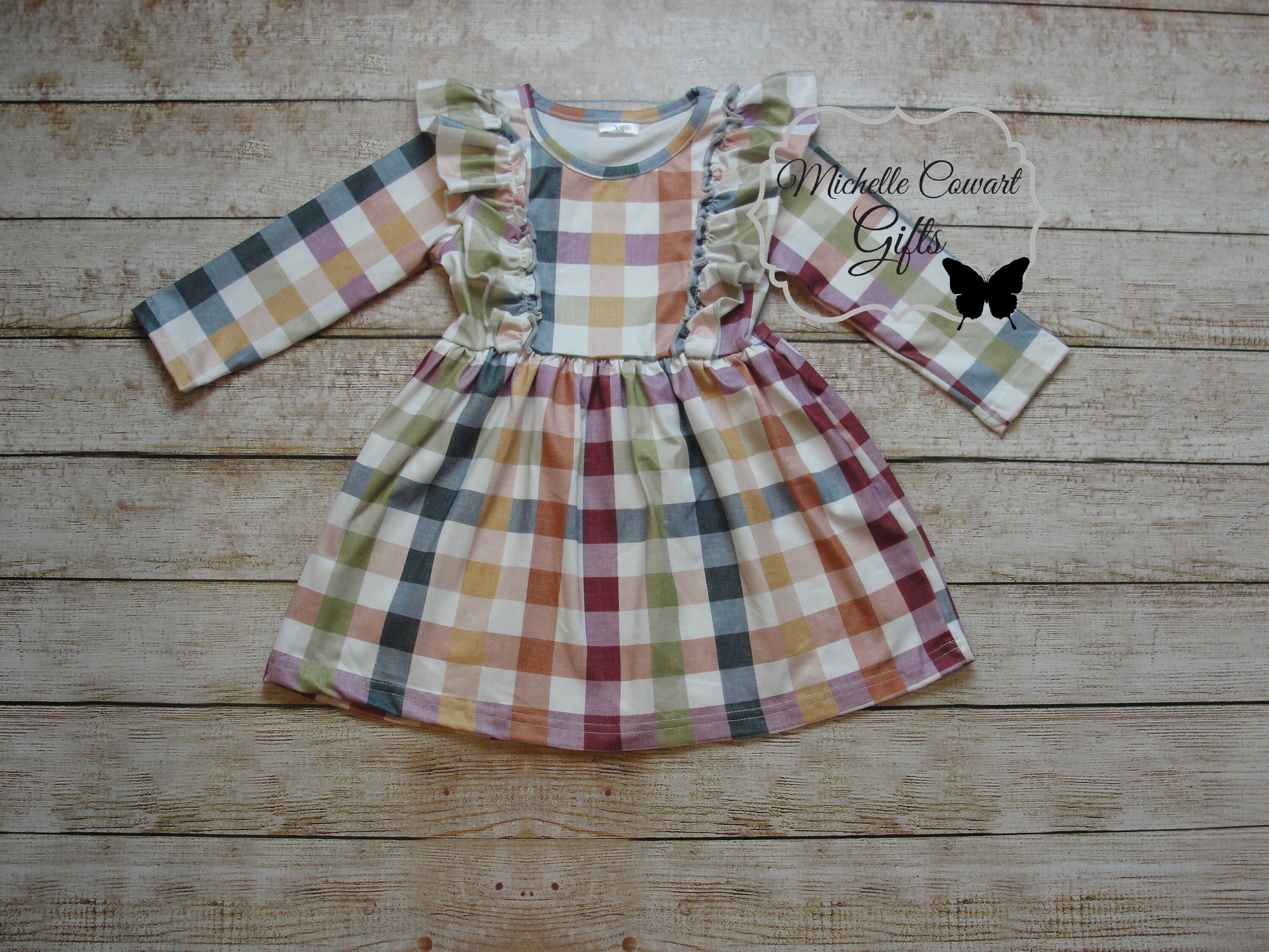 Matching Fall Sibling Set, Girls Fall Dress, Boys Fall Shirt, Fall Siblings Set, Brother Sister Matching Set, 12M 18M 24M 2T 3T 4T 5 6 7 8