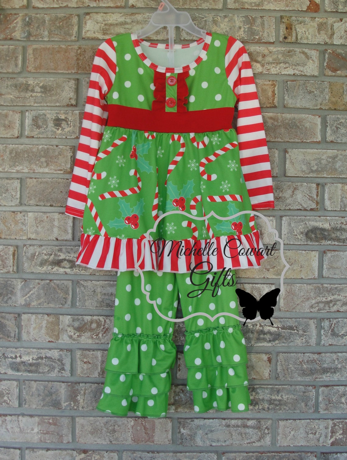 Christmas Outfit Boutique Outfit Christmas Set Dress - Etsy