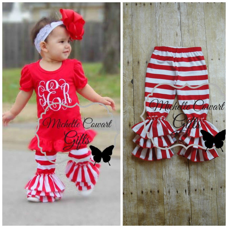 pants with red and white stripe on the side