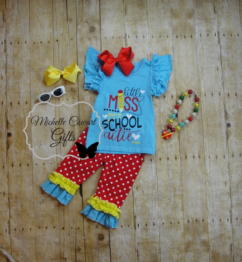 little miss preschool cutie outfit