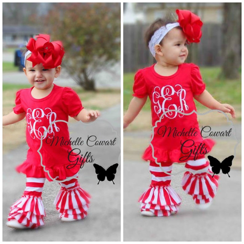 pants with red and white stripe