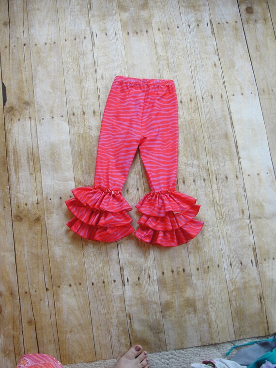TODDLER BABY GIRL RED TUNIC W LEGGING OUTFIT TRIPLET 3T