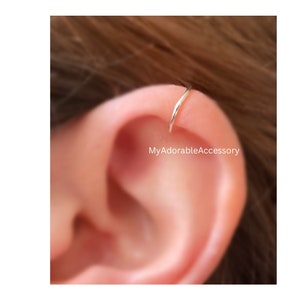 Fake Cartilage Piercing, Ear Cuff, Fake Piercing, Cartilage Ear Cuff, Faux Piercing image 1