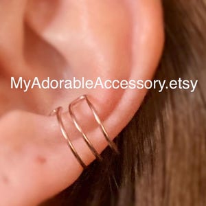 Triple Conch Wire Ear Cuff, Ear Cuff