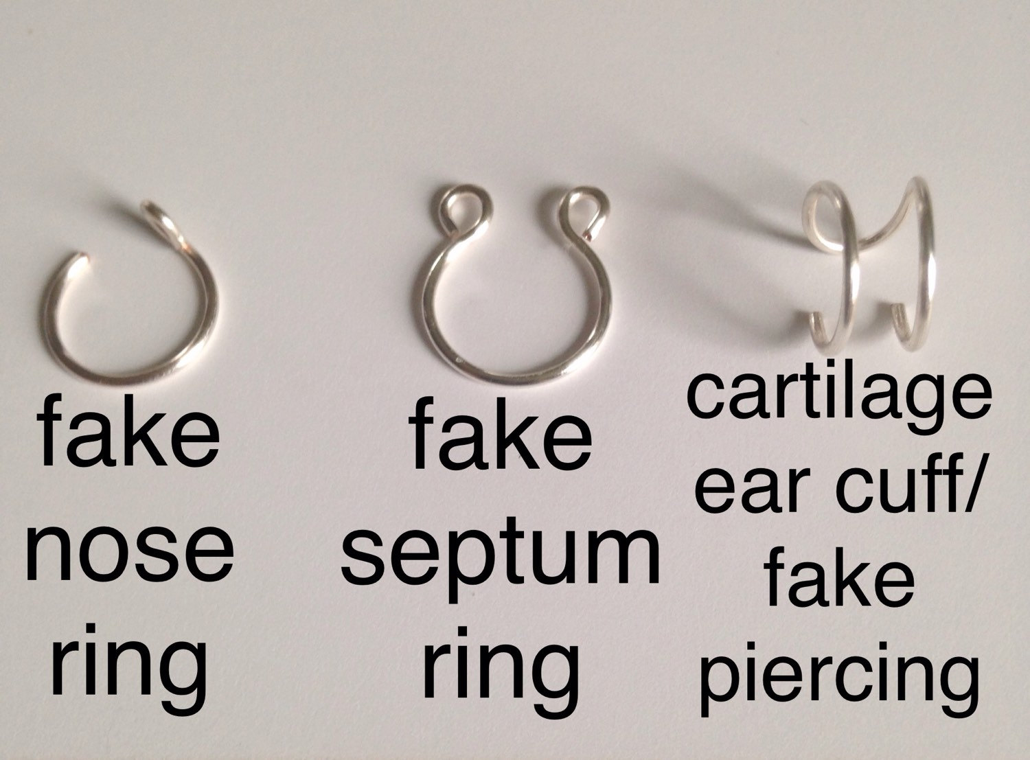 Diy fake nose ring without wire sale