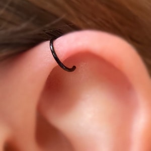 Fake Cartilage Piercing, Ear Cuff, Fake Piercing, Cartilage Ear Cuff, Faux Piercing image 4