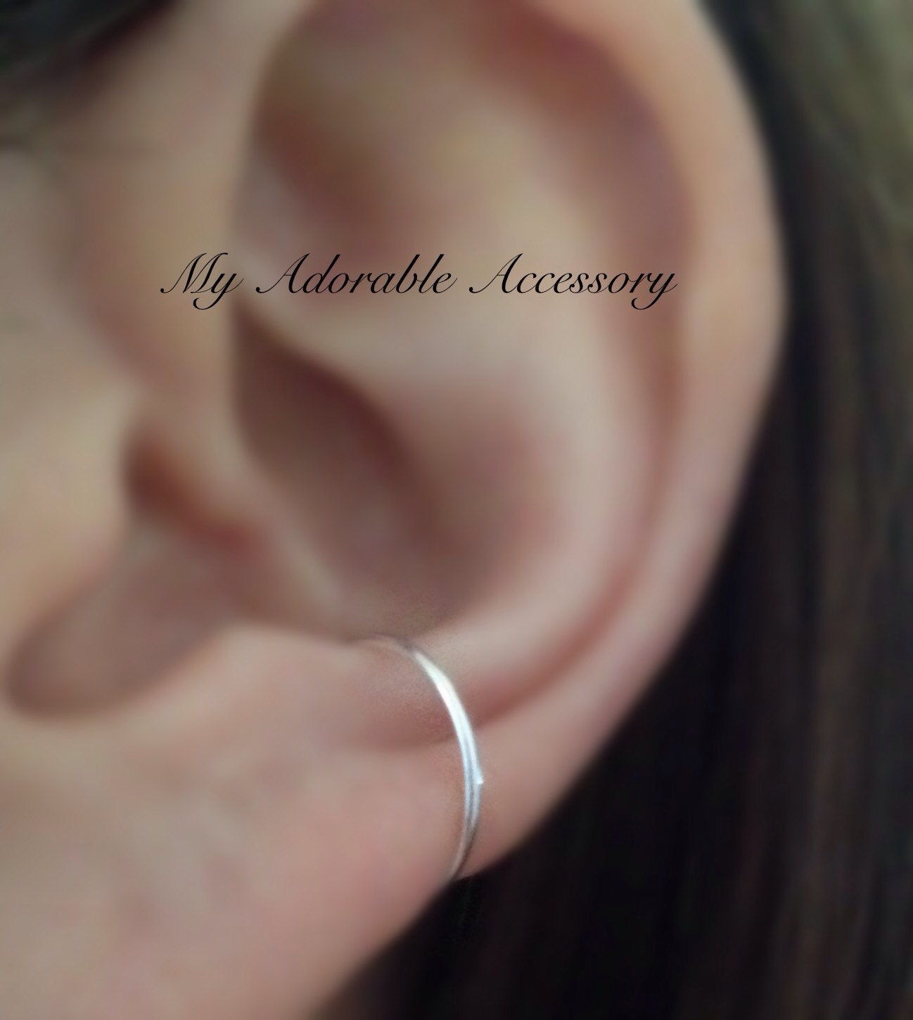 Large Hoop Conch Ear Cuff Ear Cuff Fake Conch Piercing Etsy