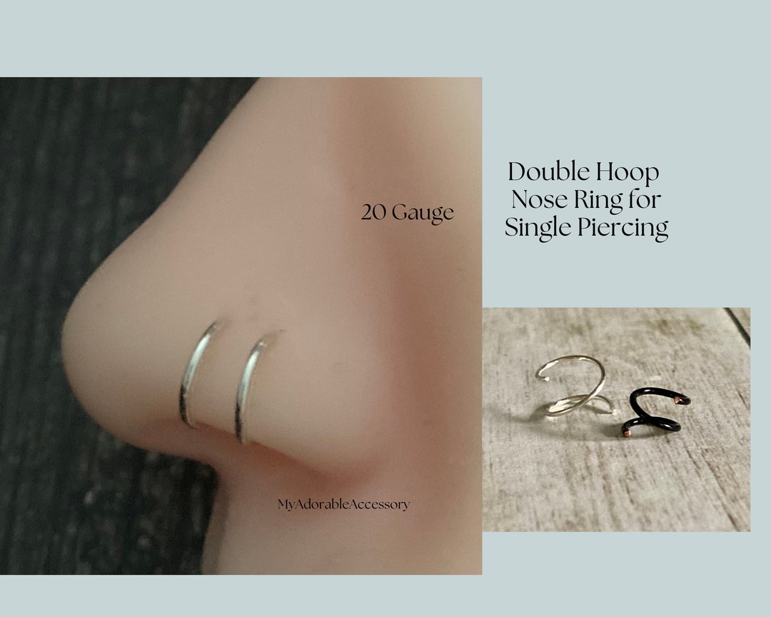 Double C Nose Ring – DestinyBlingCo