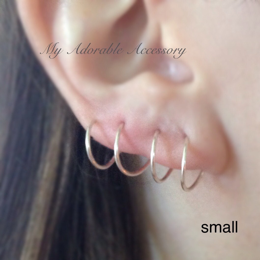 Four Piercing Twist in Earrings Etsy