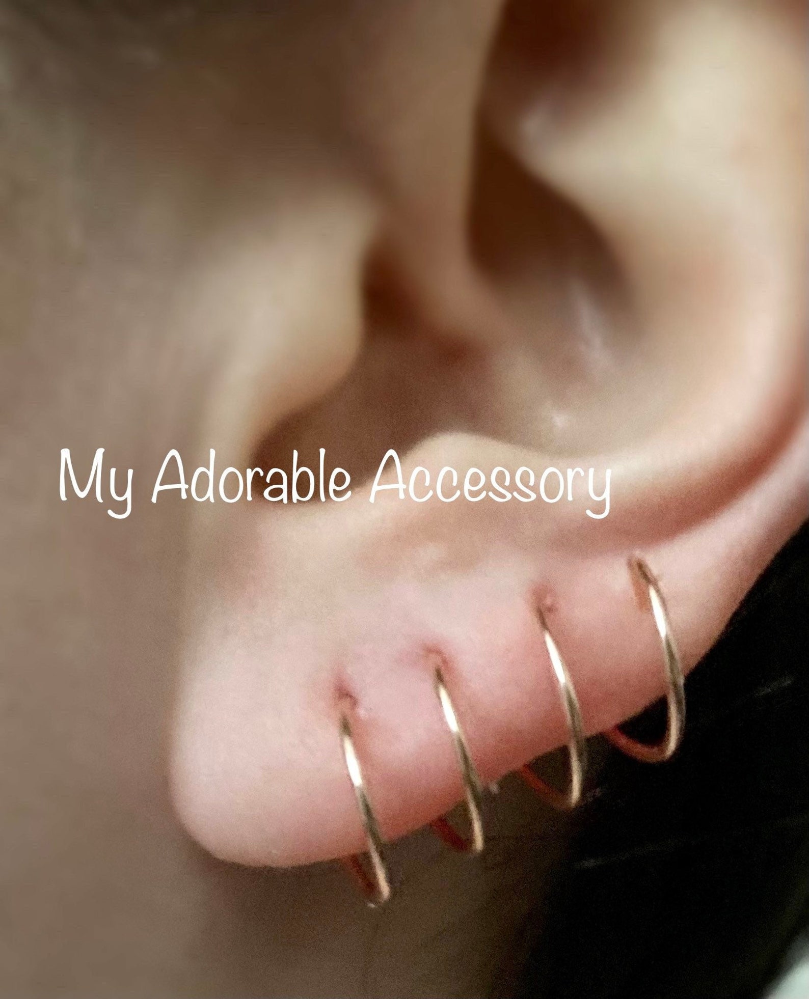 Four Piercing Twist in Earrings Etsy