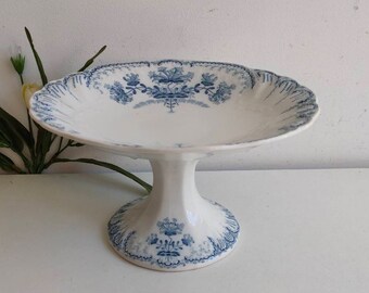 Wonderful vintage and antique French finds.. di LaBoutiqueTusson Antico Grande Piatto Ceramica San Amand Hamage Belga La
