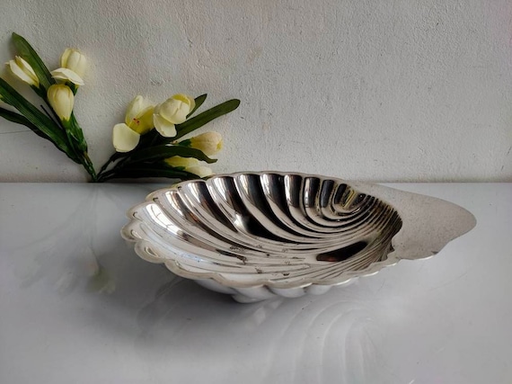Christofle Fleuron Silver Plated Caviar Serving Dish In Shell Etsy 日本