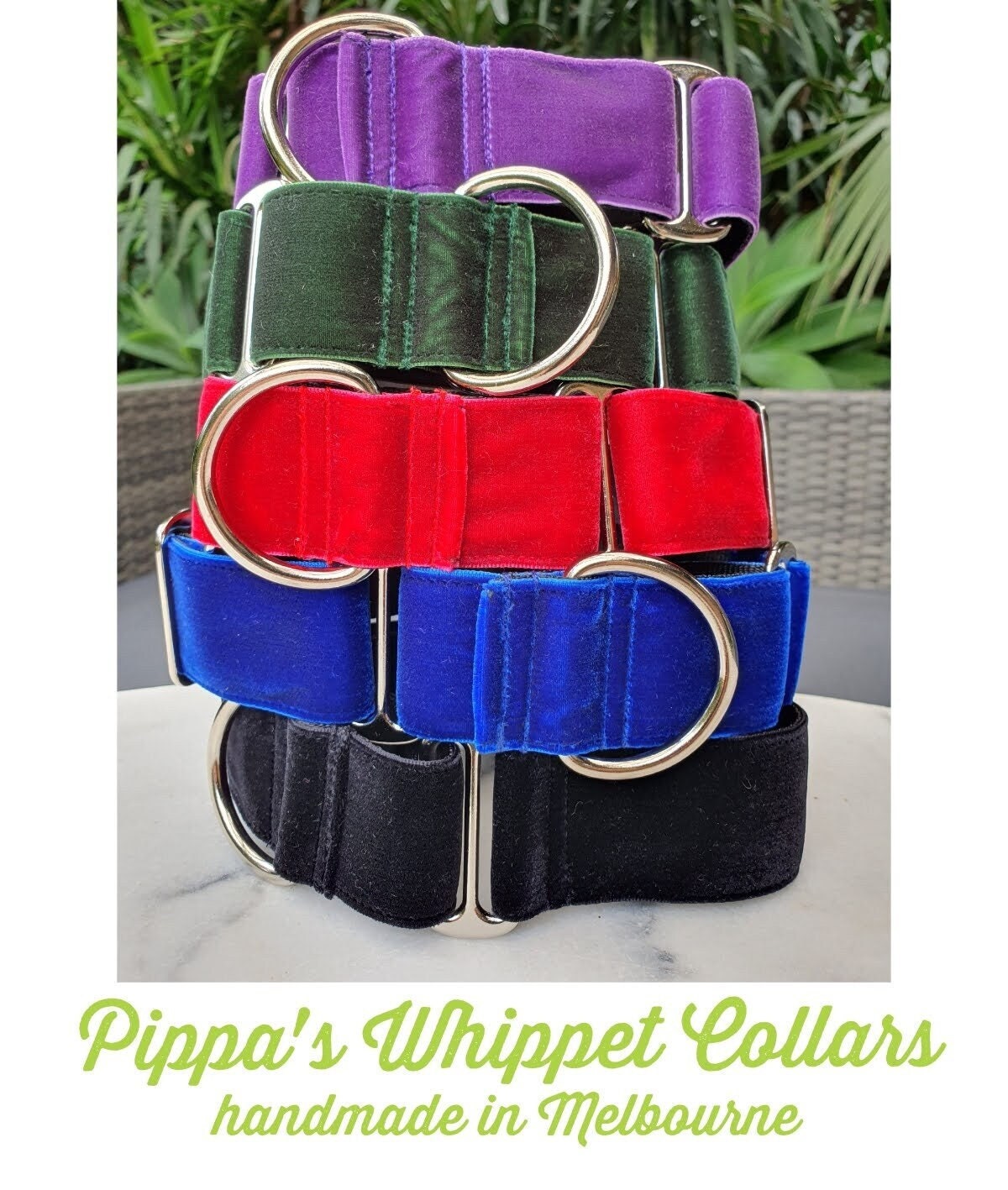 Pippas whippet collars cheap