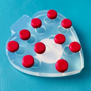 8 mm ronde cirkel platte cabochon mal - siliconen mal ambachtelijke hars GM104