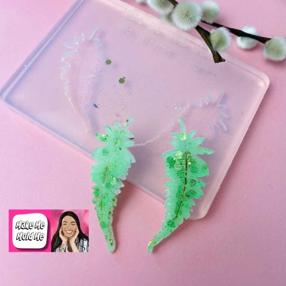 Make Me Mold Me x Mia Winston - Hart Collaboration Fern Mold Clear silicone molds for resin