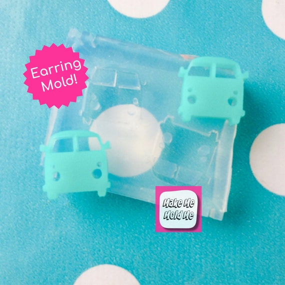 12mm Camper Van Earring Mold EM164