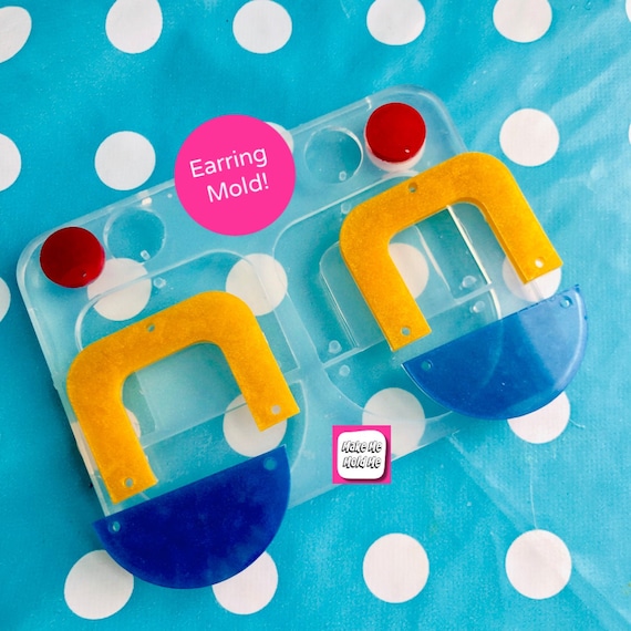 70mm Triple Layer Dangle Earring Mold EM374