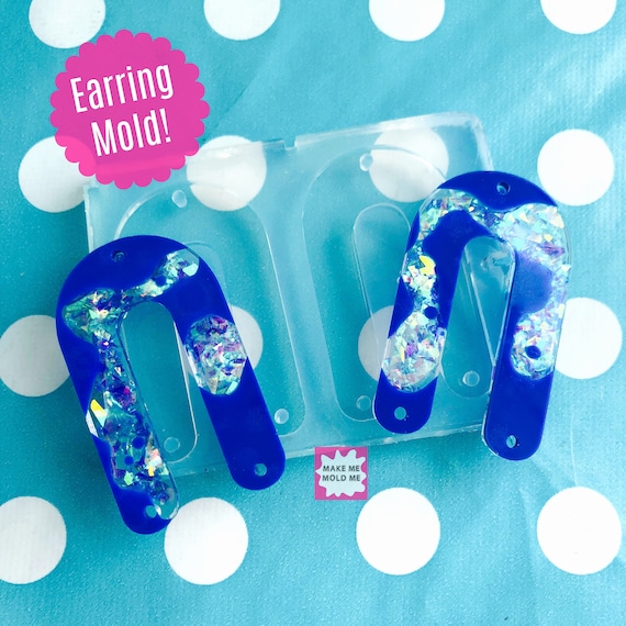 50mm Flat  Curved Arc Silicone Mold EM13