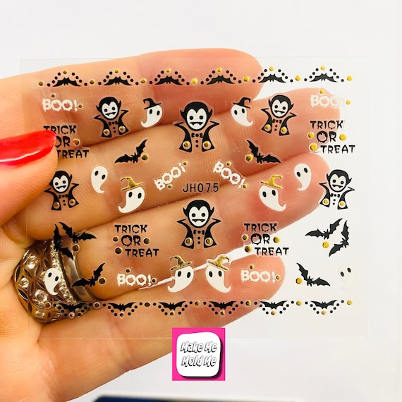 Halloween Miro Nail Theme Stickers