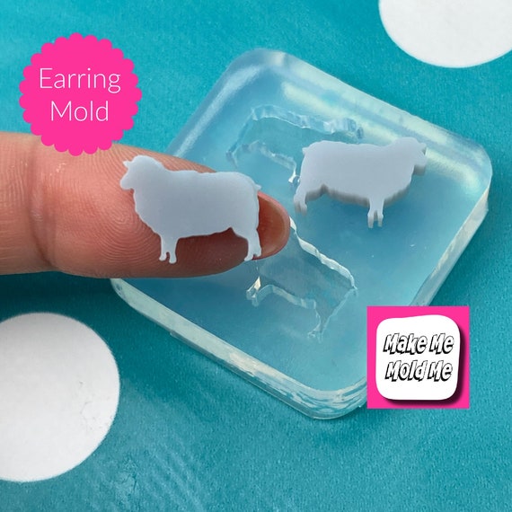 10mm Silicone Pig Stud Earring Mold  EM445