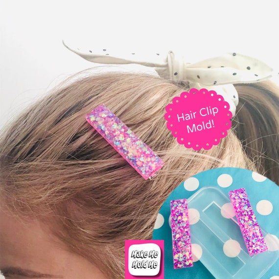 Moule en silicone - barrettes tendances