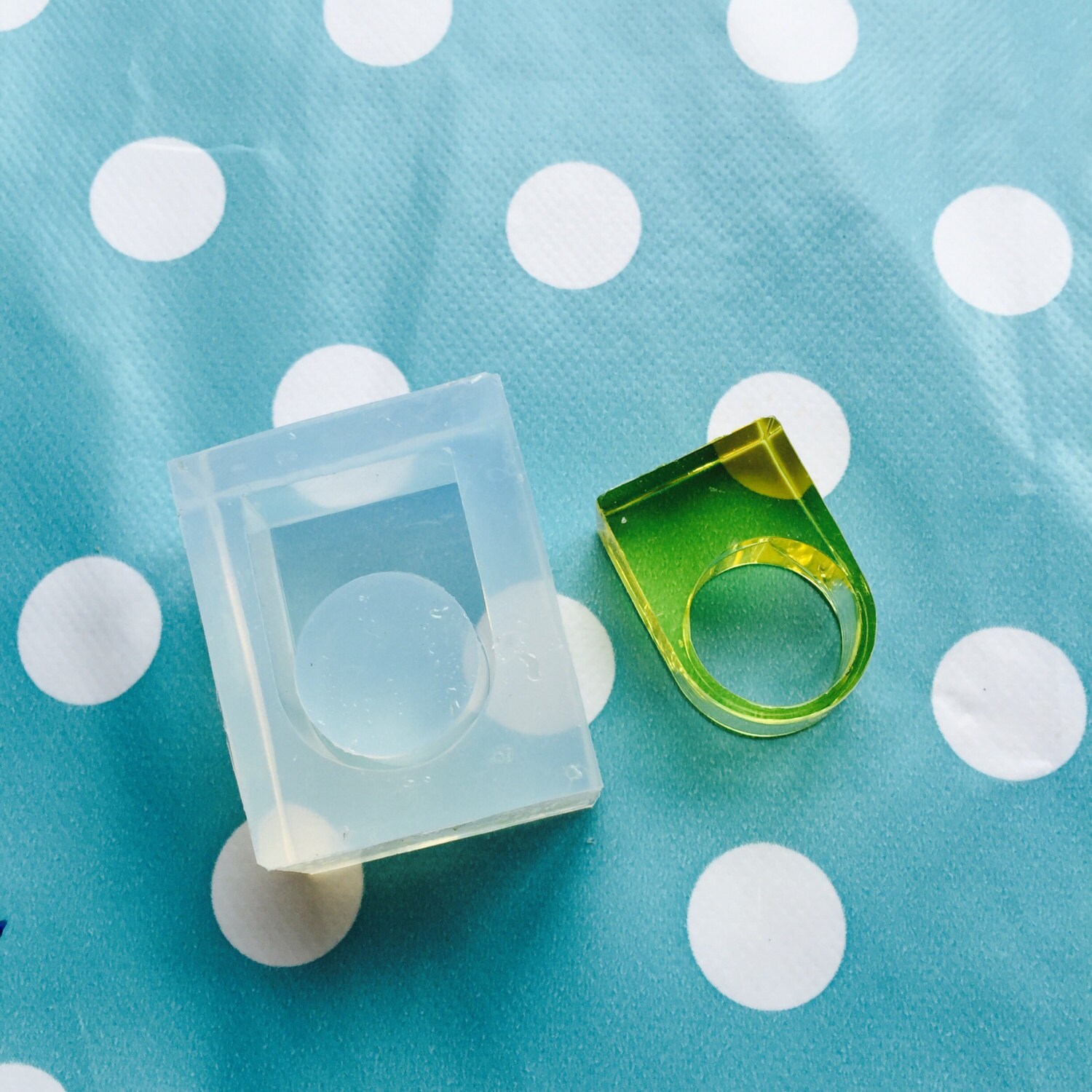 Square Chunky Resin Mould RM01 US 6.7 US 8.5 Silicone Ring Mold Square Chunky Resin Mould RM01 US 6.7 US 8.5 Silicone Ring Mold