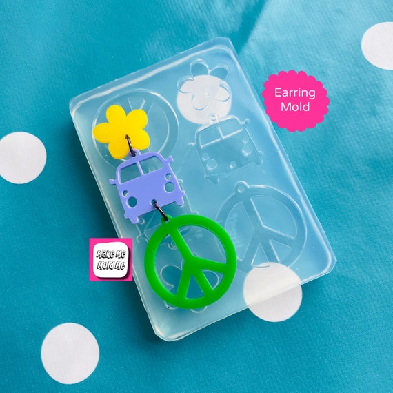 12mm Camper Van Earring Mold EM164