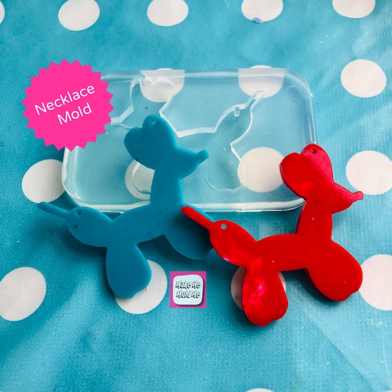 Silicone Balloon Dog Necklace Mold  PM50