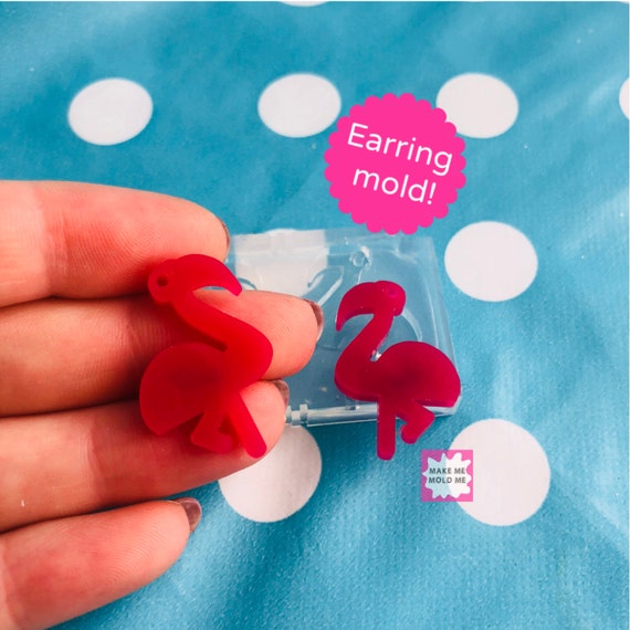 25mm Flamingo Earring Mold EM326