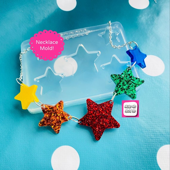 Star Link Style  Necklace Silicone Mold NM05