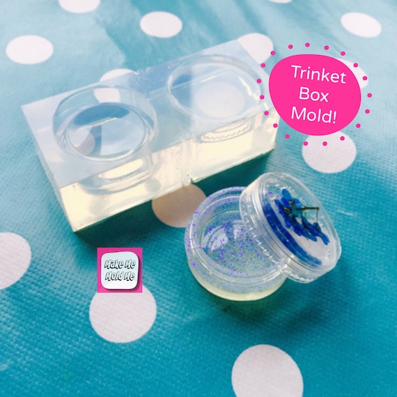 30mm Trinket Box Jar Silicone Mold