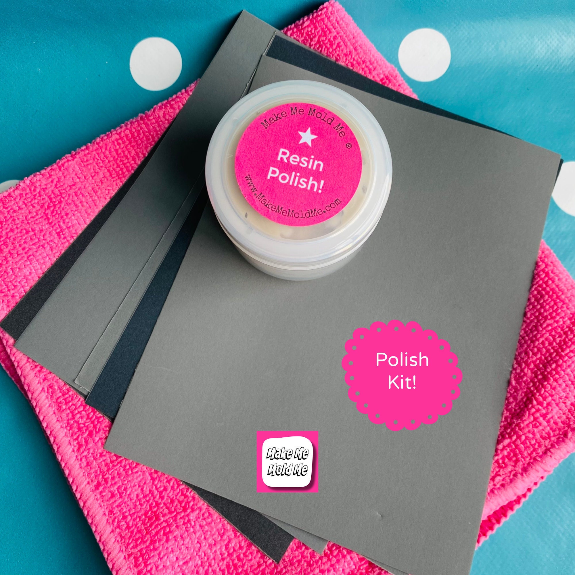 EPOXY POLISH - Resin Polishing Kit - Cream & Pads - ResinPro - Creativity  at your service