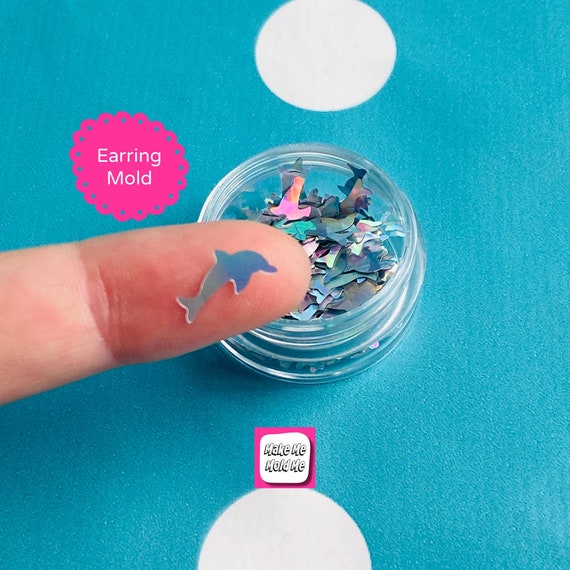 Holographic 15mm Dolphin Glitter Confetti MM113
