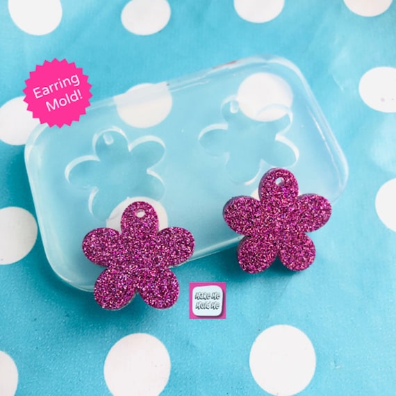 25mm Silicone Earring Mold Flower Shape EM231