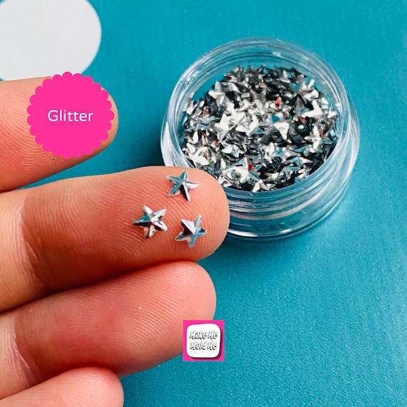 Amazing 3D Silver Star Shape Confetti MM96