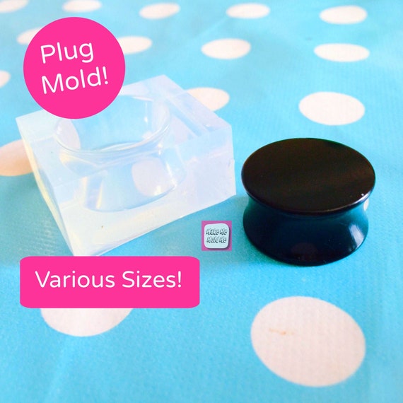 Silicone Ear Tunnel Plug Mold  - 6mm - 50mm