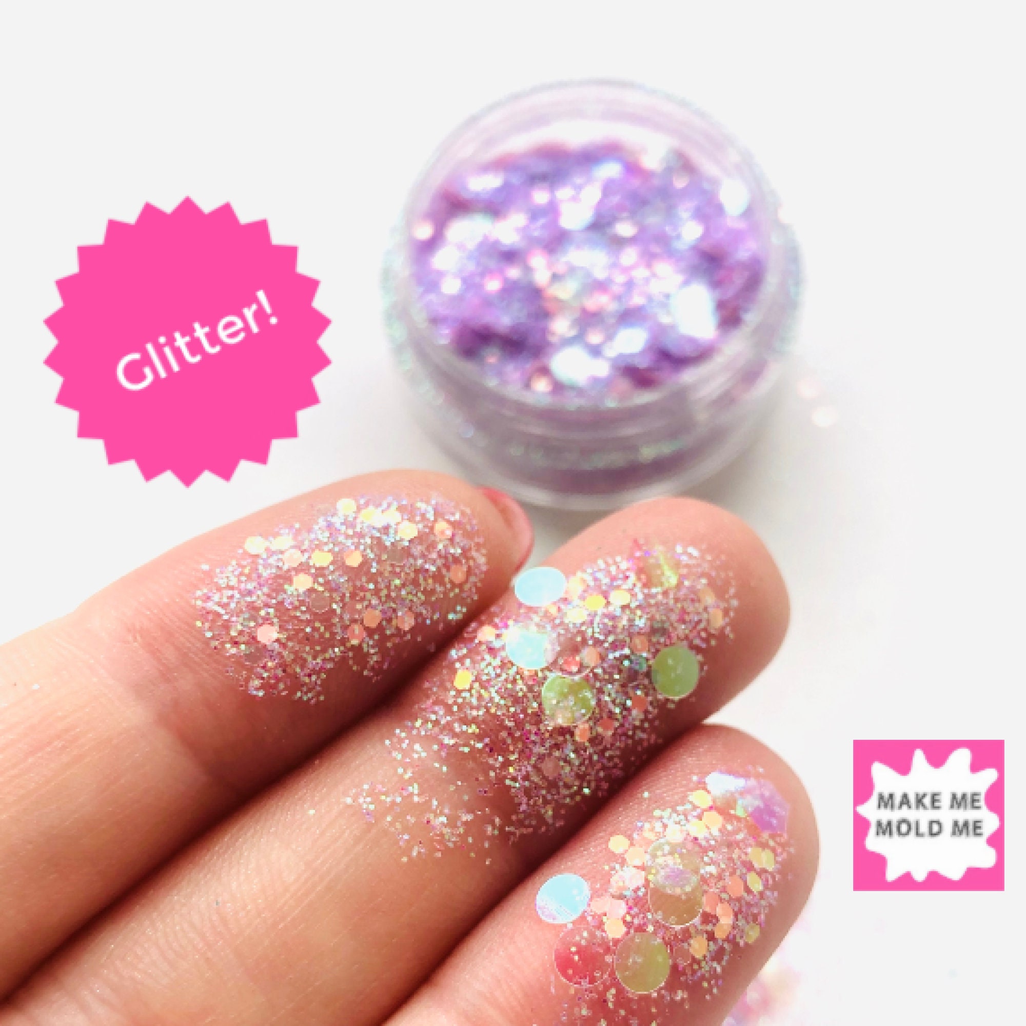 Iridescent Pink Chunky Glitter Mix for Face Body Hair Nail Art, Loose  Glitter for Tumbler Resin, Craft Glitter Supplier, Pink Fairy Glitter 