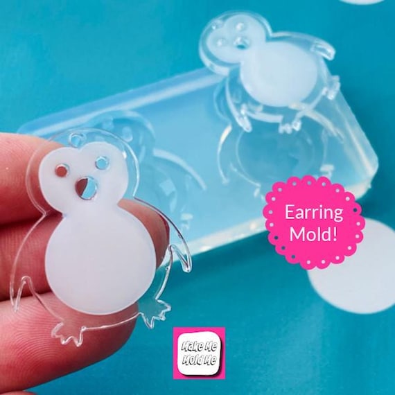 Penguin Stud Earring Mold - EM116