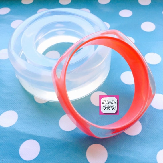 Square Resin Bangle Bracelet Silicone Mold BM02